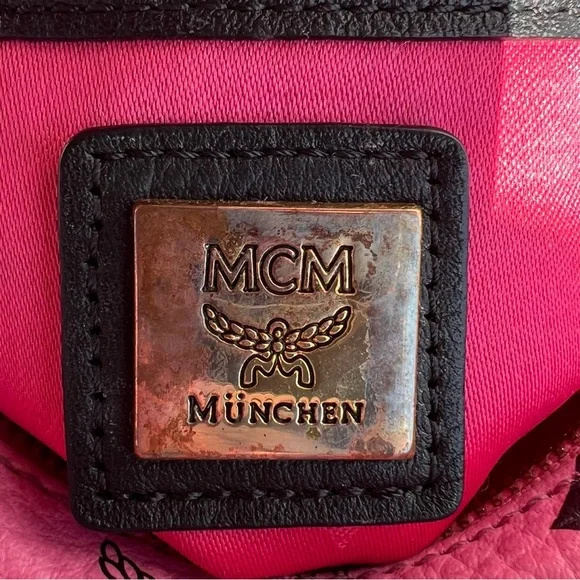 MCM Visetos Pink Crossbody Bag - Picture 11 of 14